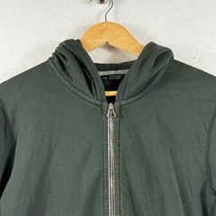 Wings + Horns Full Zip Hoodie Mens Small Green Gorpcore Quiet Luxury Sustainable