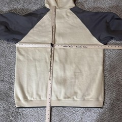 Sean John Hoodie Mens 2XL Beige Gray Full Zip Spell Out Sweatshirt Hip Hop XXL