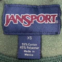 York College Jansport Mens XS Green Crewneck Sweatshirt Collegiate Logo