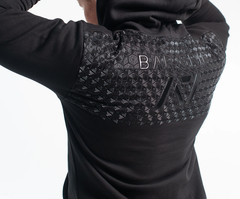 A7 Bar Grip Strongwear Hoodie Men S Black Powerlifting Sweatshirt Textured