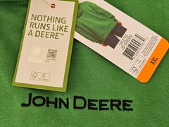 XXL / 2XL GREEN – John Deere Men’s 1/4 Zip Heavyweight Cotton Sweatshirt Hoodie