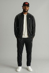 NIKE JORDAN BRK TRICOT TRACK SUIT ZIP UP JACKET IO0745 010 MEN’S LARGE BLACK NEW
