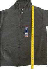 NWT Mission Ridge Mens Medium Full Zip Hoodie & Sweatpants Set Light & Dark Gray