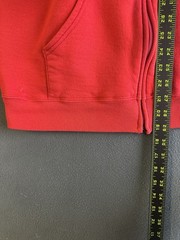 Vintage Russell Athletic Red Zip Up Hoodie XL USMC Embroidered Vietnam Era War