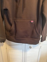 Wrangler Workwear Relaxed Pullover Hoodie. S/ Ch 34-36 with draw string hood
