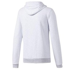 Men adidas Cross Up Full Zip Hoodie Light Heather Grey NEW
