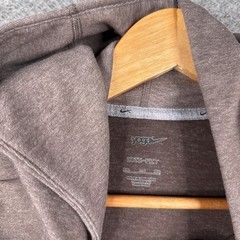 Nike Yoga Hoodie Mens 2XL XXL Brown Dri-Fit Full-Zip Fleece DQ4876-004