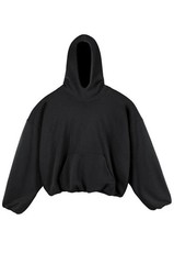 IDLT Basics Loose Perfect Hood iBlack Oversized Unisex Large Double Layer Pocket