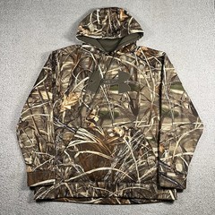 Under Armour Hoodie Men XL Camo Fleece Pullover Hunting Outdoor Storm Sweatshirt