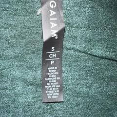 GAIAM NWT Mens S Time to Train LS 1/4 Zip Hoodie Pine Grove Heather Green NWT$70