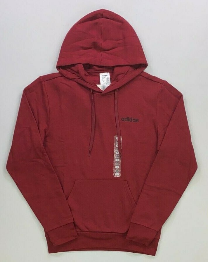Men’s Adidas Hoody Hoodie Plain Small Logo New Size Small
