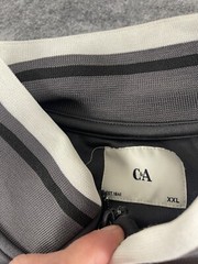 C&A Sweatshirt Mens XL Full Zip Pullover Color Block Sweater Long Sleeve N321