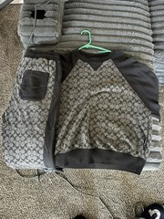 Mens Coach Sweatshirt Large Gray Signature C Monogram Designer set