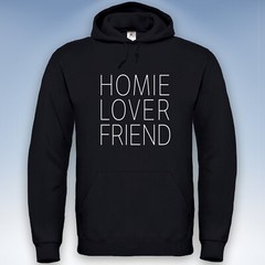 Homie Lover Friend Hoodie Hooded Pullover Sweatshirt Couple Valentines Day XXS-5XL