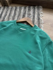 Vivienne Westwood Turquoise Embroidered Logo Sweatshirt Size L Men