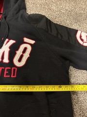 Y2K Ecko Unlimited Embroidered Full Zip Rhino Hoodie Men XXL Black