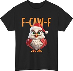 F-Caw-F Christmas Owl T-Shirt Holiday Festive Owl Jumper Xmas Hoodie Gift Top