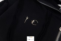 Mens Women Thug Hooded Club Pullover Hoodie Cardigan Zip Sweatshirt Jumper Coat