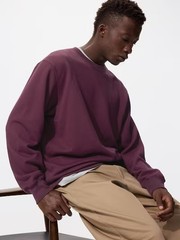 UNIQLO Sweatshirt S-4XL Pullover Long-Sleeve Crew-Neck Cotton Men 479797 NWT