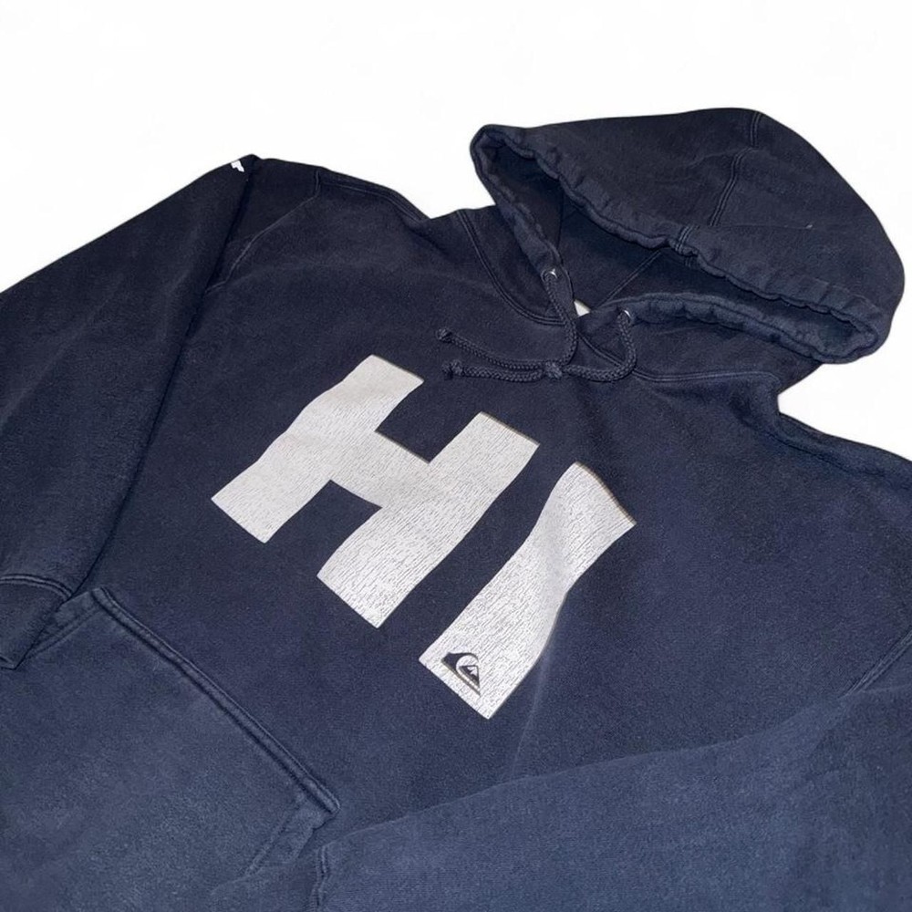 Quiksilver Boardriders Club Hawaii Hoodie Navy Blue Size M