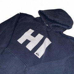Quiksilver Boardriders Club Hawaii Hoodie Navy Blue Size M