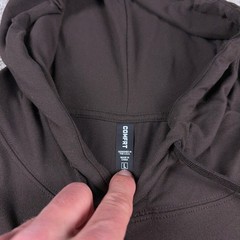Comfrt Hoodie Mens Large Brown Pullover Oversized Baggy Hooded Stretch Comfort