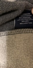 Abercrombie Full Zip Sweatshirt Kids Boys Youth Small Gray Distressed