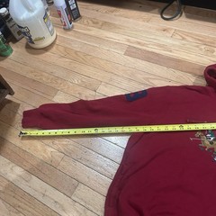 Ralph Lauren Polo Triple-pony Fleece Hoodie Pullover Size Large Burgundy