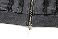 Mens Women Thug Hooded Club Pullover Hoodie Cardigan Zip Sweatshirt Jumper Coat