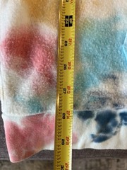 feat Tie-Dye Pullover Hoodie 2XL Multicolor Fleece Drawstring Kangaroo Pocket