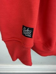 BLEEKER & MERCER Red “Hood Grown” Graphic Hooded Sweatshirt Adult Large Red