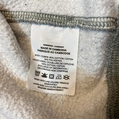 Nike Collarless Fleece Sweatshirt Medium Light Heather Grey Pullover Sporty 7628