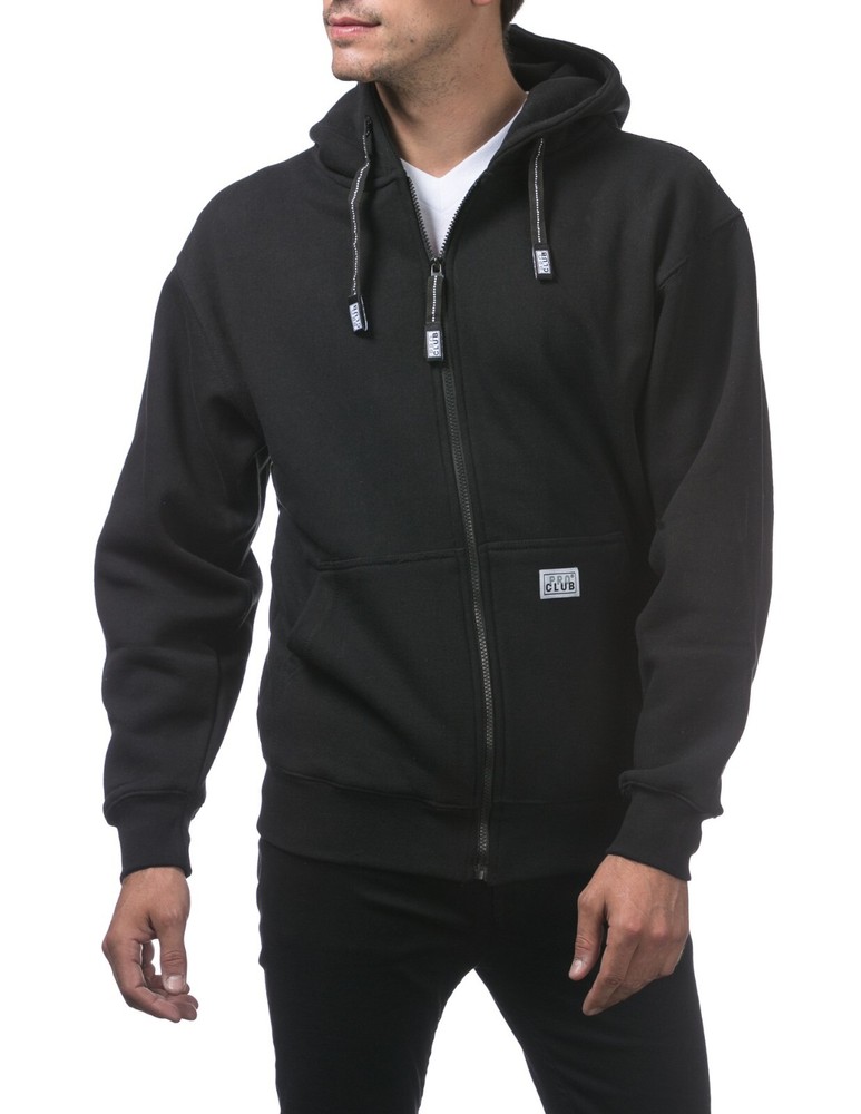 PRO CLUB Heavyweight Full Zip Fleece Hoodie SIZES AVAILABLE (L&XL&2XL)