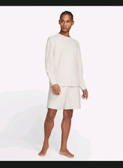 Nike Yoga Crew Neck Pullover Sweatshirt Mens Dri FIT – Light Bone Ivory Sz Small