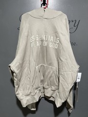 Essentials Hoodie Light Oatmeal Size Large Brand New With Tags