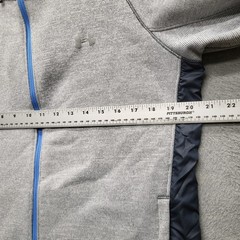 Under Armour Men Sweatshirt XL Gray Fleece Coldgear Gorpcore Zipper Logo Long