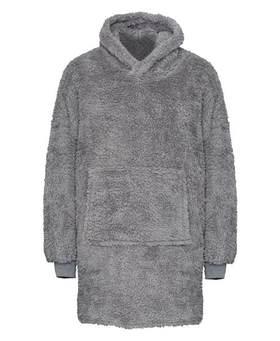 Ribbon Teddy Bear Fabric Hoodie Super-Soft Teddy Fleece 100% Polyester RI004