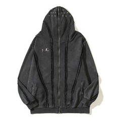 Mens Women Thug Hooded Club Pullover Hoodie Cardigan Zip Sweatshirt Jumper Coat