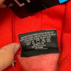 Life Authentic Apparel Hoodie Mens 2XL Red Cotton Fleece Lined Drawstring Cozy