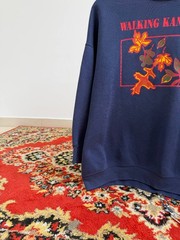 Vintage 90s Walking Kansas Leaver Sweatshirt Y2K Archive Size M-L