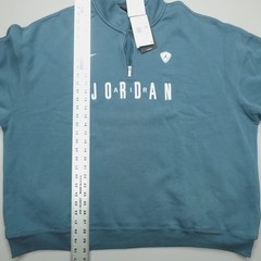 Jordan Men’s Oversized Quarter-Zip Pullover Blue Size XXL IF1816-464