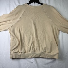 Harry Potter x SHEIN Hogwarts House Banners Sweatshirt Beige Cream Crewneck 3XL