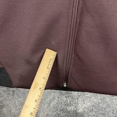 The North Face Hoodie Mens L Purple Full Zip Hooded Pockets Stretch Logo Tech