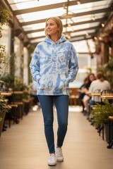 Tye Dye Adult Hoodie Hooded Sweatshirt MANY COLORS ALL SIZES Cotton NEW Handmade