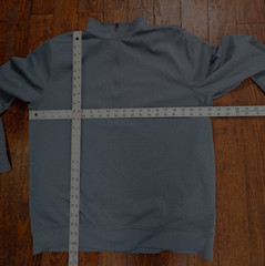 Hickey Freeman Mens Top Zipper Grayish Blue Polyester Spandex Medium