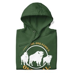 One Herd One Goal Green Bison NDSU North Dakota Unisex Hoodie S,M,L,XL,2X,3X