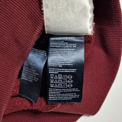 Tommy Hilfiger Men’s Size Medium Full Zip Hoodie Burgundy Red Long Sleeve Logo