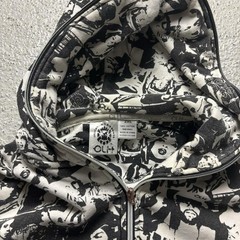 Vintage Y2K CLH Full Zip Hoodie 2XL XL AOP Hip Hop Baggy All Over Print Zipup