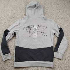 Hoodrich Hoodie Mens Medium Gray Street Wear UK Designer Hip Hop Sweatshirt