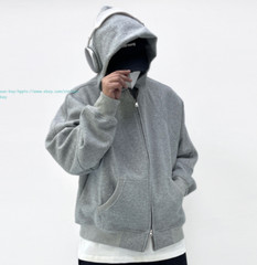 New Mens Full Zip Casual Cotton Hooded Coat Pullover Hoodies Casual Sweatshirts